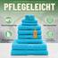 Green Mark Handtuch-Set mit 10 Teilen – 100% Baumwolle – 4 Handtücher 50×100 cm, 2 große Duschtücher 70×140 cm, 2 Gästetücher 30×50 cm und 2 Waschhandschuhe – Türkis