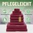 Green Mark Handtuch-Set mit 10 Teilen – 100% Baumwolle – 4 Handtücher 50×100 cm, 2 große Duschtücher 70×140 cm, 2 Gästetücher 30×50 cm und 2 Waschhandschuhe – Bordeauxrot