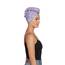 Turbie Twist Mikrofaser-Haarhandtuch für Damen und Herren, 2 Stück, Zubehör für das Badezimmer, schnell trocknender Haarturban zum Trocknen von gelocktem, langem und dickem Haar (Purple Signature)