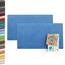 ZOLLNER 2er Set Badematten - weiche und saugstarke Duschvorleger - waschbar bis 95°C - Baumwolle - 50x70 cm in blau