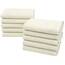 ZOLLNER 10er Set Seiftücher - weiche und saugstarke Waschlappen - waschbar bis 95°C - Baumwolle - 30x30 cm in beige