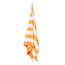 Dock & Bay Strandtuch - schnell trocknend, sandfrei - kompakt, leicht - 100% recycelt - inklusive Tasche - Cabana - Ipanema Orange - Large (160x90cm, 63x35)