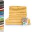 ZOLLNER 16 teiliges Handtuch Set bestehend aus 10 Gästehandtüchern (ca. 30 x 50 cm), 4 Handtücher (ca. 50 x 100 cm), 2 Badetücher (ca. 70 x 140 cm), weich und