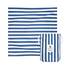 Dock & Bay Strandhandtuch - Schnell trocknende Mikrofaser, ohne Sand - Kompakt, Leicht - 100% recycelt - Inklusive Beutel - Cabana - Whitsunday Blue, Double Extra Large (180x200cm, 70x78)