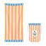 Dock & Bay Strandhandtuch - Schnell trocknende Mikrofaser, ohne Sand - Kompakt, Leicht - 100% recycelt - Inklusive Beutel - Mellow Yellow - Extra Large (200x90cm, 78x35)