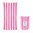 Dock & Bay Strandhandtuch - Schnell trocknende Mikrofaser, ohne Sand - Kompakt, Leicht - 100% recycelt - Inklusive Beutel - Cabana - Phi Phi Pink, Extra Large (200x90cm, 78x35)