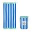 Dock & Bay Strandhandtuch - Schnell trocknende Mikrofaser, ohne Sand - Kompakt, Leicht - 100% recycelt - Inklusive Beutel - Blue Sky - Extra Large (200x90cm, 78x35)