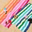 Dock & Bay Strandhandtuch - Schnell trocknende Mikrofaser, ohne Sand - Kompakt, Leicht - 100% recycelt - Inklusive Beutel - Summer - Cool Lagoon, Large (160x90cm, 63x35)