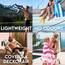 Dock & Bay Strandtuch - schnell trocknend, sandfrei - kompakt, leicht - 100 % recycelt - inklusive Tasche - Cabana Light - Lombok Lilac - Extra Large (200x90cm, 78x35")