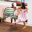 Dock & Bay Strandhandtuch - Schnell trocknende Mikrofaser, ohne Sand - Kompakt, Leicht - 100% recycelt - Inklusive Beutel - Cabana Light - Malibu Pink, Extra Large (200x90cm, 78x35)