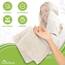 NatureMark 10x Waschhandschuhe aus Frottee 100% Baumwolle – Weich und Robust, Ideal für die tägliche Pflege und Gäste – Natur/Creme, 15x21 cm