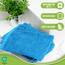 NatureMark 10x Waschhandschuhe aus Frottee 100% Baumwolle – Weich und Robust, Ideal für die tägliche Pflege und Gäste – Türkis, 15x21 cm