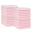 Amazon Basics Waschlappen Set, 100% Baumwolle Extra Saugfähig Schnelltrocknend, 30 x 30 cm, Blütenrosa, 24er-Pack