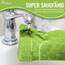 NatureMark 10x Waschhandschuhe aus Frottee 100% Baumwolle – Weich und Robust, Ideal für die tägliche Pflege und Gäste – Apfel Grün, 15x21 cm