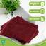 NatureMark 10x Waschhandschuhe aus Frottee 100% Baumwolle – Weich und Robust, Ideal für die tägliche Pflege und Gäste – Bordeaux Rot, 15x21 cm
