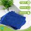 NatureMark 10x Waschhandschuhe aus Frottee 100% Baumwolle – Weich und Robust, Ideal für die tägliche Pflege und Gäste – Royal Blau, 15x21 cm