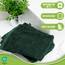 NatureMark 10x Waschhandschuhe aus Frottee 100% Baumwolle – Weich und Robust, Ideal für die tägliche Pflege und Gäste – Dunkel Grün, 15x21 cm