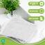 NatureMark 10x Waschhandschuhe aus Frottee 100% Baumwolle – Weich und Robust, Ideal für die tägliche Pflege und Gäste – Weiß, 15x21 cm