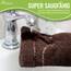 NatureMark 10x Waschhandschuhe aus Frottee 100% Baumwolle – Weich und Robust, Ideal für die tägliche Pflege und Gäste – Schoko Braun, 15x21 cm