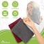 NatureMark 10x Waschhandschuhe aus Frottee 100% Baumwolle – Weich und Robust, Ideal für die tägliche Pflege und Gäste – Anthrazit/Bordeaux, 15x21 cm