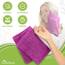 NatureMark 10x Waschhandschuhe aus Frottee 100% Baumwolle – Weich und Robust, Ideal für die tägliche Pflege und Gäste – Pink, 15x21 cm