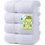 Utopia Towels - 4er-Pack Badetücher Set Premium 100% ringgesponnene Baumwolle 69 x 137 cm Handtücher, sehr saugfähig, weiches Gefühl Duschtücher (Weiß)