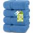Utopia Towels - 4er-Pack Badetücher Set Premium 100% ringgesponnene Baumwolle 69 x 137 cm Handtücher, sehr saugfähig, weiches Gefühl Duschtücher (Elektroblau)