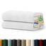 Blumtal Premium Frottier Handtücher Set 2 teilig 100% Baumwolle - Oeko-TEX zertifiziertes Towel 2X (50x100 cm) - Ultra saugstarkes Frottiertücher Set waschbar °60 - Handtücher Weiß