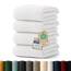 Blumtal Premium Frottier Handtücher Set 4 teilig 100% Baumwolle - Oeko-TEX zertifiziertes Towel 4X (50x100 cm) - Ultra saugstarkes Frottiertücher Set waschbar °60 - Handtücher Weiß