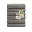 Blumtal Premium Frottier Handtücher Set 6 teilig100% Baumwolle - Oeko-TEX zertifiziertes Towel 6X (50x100 cm) - Ultra saugstarkes Frottiertücher Set waschbar °60 - Handtücher Grau