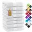 NatureMark 8 Handtücher Set - 100% Baumwolle - Saugfähige und langlebige Handtücher, Größe 50×100 cm, Weiß