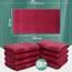 NatureMark 8 Handtücher Set - 100% Baumwolle - Saugfähige und langlebige Handtücher, Größe 50×100 cm, Bordeauxrot