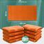 NatureMark 8 Handtücher Set - 100% Baumwolle - Saugfähige und langlebige Handtücher, Größe 50×100 cm, Terrakotta