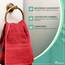 NatureMark NM-HT0864 Frottier Handtücher, 8-er Pack, 50 x 100 cm, 100% Baumwolle, Rot