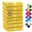 NatureMark 8 Handtücher Set - 100% Baumwolle - Saugfähige und langlebige Handtücher, Größe 50×100 cm, Gelb