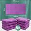 NatureMark 8 Handtücher Set - 100% Baumwolle - Saugfähige und langlebige Handtücher, Größe 50×100 cm, Lila