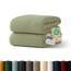 Blumtal Premium Frottier Handtücher Set 2 teilig 100% Baumwolle - Oeko-TEX zertifiziertes Towel 2X (50x100 cm) - Ultra saugstarkes Frottier Handtücher Set waschbar °60 - Towel - Handtuch Grün