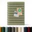 Blumtal Premium Frottier Gästehandtücher Set 12 teilig 100% Baumwolle - Oeko-TEX zertifiziertes Gästehandtuch 12x (30x30 cm) - Ultra saugstarkes Gästetücher Set waschbar °60 - Handtücher Grün