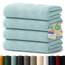 Blumtal Premium Frottier Handtücher Set 4 teilig 100% Baumwolle - Oeko-TEX zertifizierte Badetücher 70x140 cm (4X) - saugstarke Handtücher waschbar 60 °C - Duschhandtuch 70x140 Hellblau