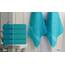 Utopia Towels - 6er-Pack mittelgroße Badetücher aus 100% Baumwolle mit Aufhängeschlaufen, 60x120 cm Duschtuch, weiche und saugfähige Handtücher (Türkis)