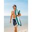 Utopia Towels - Große Strandtücher Cabana-Streifen (76 x 152 cm) 100% gesponnene Baumwolle, weich und saugfähige Handtücher (4er-Pack, Grün)