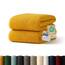 Blumtal Premium Frottier Handtücher Set 2 teilig 100% Baumwolle - Oeko-TEX zertifiziertes Towel 2X (50x100 cm) - Ultra saugstarkes Frottier Handtücher Set waschbar °60 - Towel - Handtuch Gelb