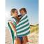 Utopia Towels - Große Strandtücher Cabana-Streifen (76 x 152 cm) 100% gesponnene Baumwolle, weich und saugfähige Handtücher (4er-Pack, Grün)
