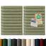 Blumtal Premium Frottier Gästehandtücher Set 24 teilig 100% Baumwolle - Oeko-TEX zertifiziertes Gästehandtuch 24x (30x30 cm) - Ultra saugstarkes Gästetücher Set waschbar °60 - Handtücher Grün