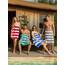 Utopia Towels - Große Strandtücher Cabana-Streifen (76 x 152 cm) - 100% gesponnene Baumwolle, weich und saugfähige Handtücher (4er-Pack, Blau, Grau, Rot und Grün)
