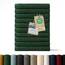 Blumtal Premium Frottier Gästehandtücher Set 12 teilig 100% Baumwolle - Oeko-TEX zertifiziertes Gästehandtuch 12x (30x30 cm) - Ultra saugstarkes Gästetücher Set waschbar °60 - Handtücher Dunkelgrün