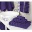 American Soft Linen Premium 3-teiliges Handtuch-Set, 1 Badetuch, 1 Handtuch, 1 Waschlappen, 100% Baumwolle, türkische Handtücher für Badezimmer, Lila