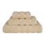 American Soft Linen Premium 3-teiliges Handtuch-Set, 1 Badetuch, 1 Handtuch, 1 Waschlappen, 100% Baumwolle, türkische Handtücher für Badezimmer, Beige