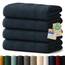 Blumtal Premium Frottier Handtücher Set 4 teilig 100% Baumwolle - Oeko-TEX zertifizierte Badetücher 70x140 cm (4X) - saugstarke Handtücher waschbar 60 °C - Duschhandtuch 70x140 Dunkelblau