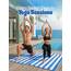 Utopia Towels - Große Strandtücher Cabana-Streifen (76 x 152 cm) - 100% gesponnene Baumwolle, weich und saugfähige Handtücher (4er-Pack, Blau)
